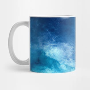 Sea Waves Blue Tie Dye Mug